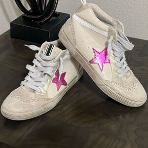 SHU SHOP PAULINA SNEAKERS IN MAGENTA size 8.5 streetwear athletic preppy trendy